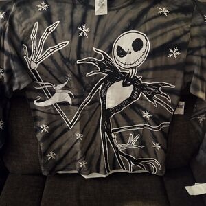 Disney Black and White Jack Skellington Shirt